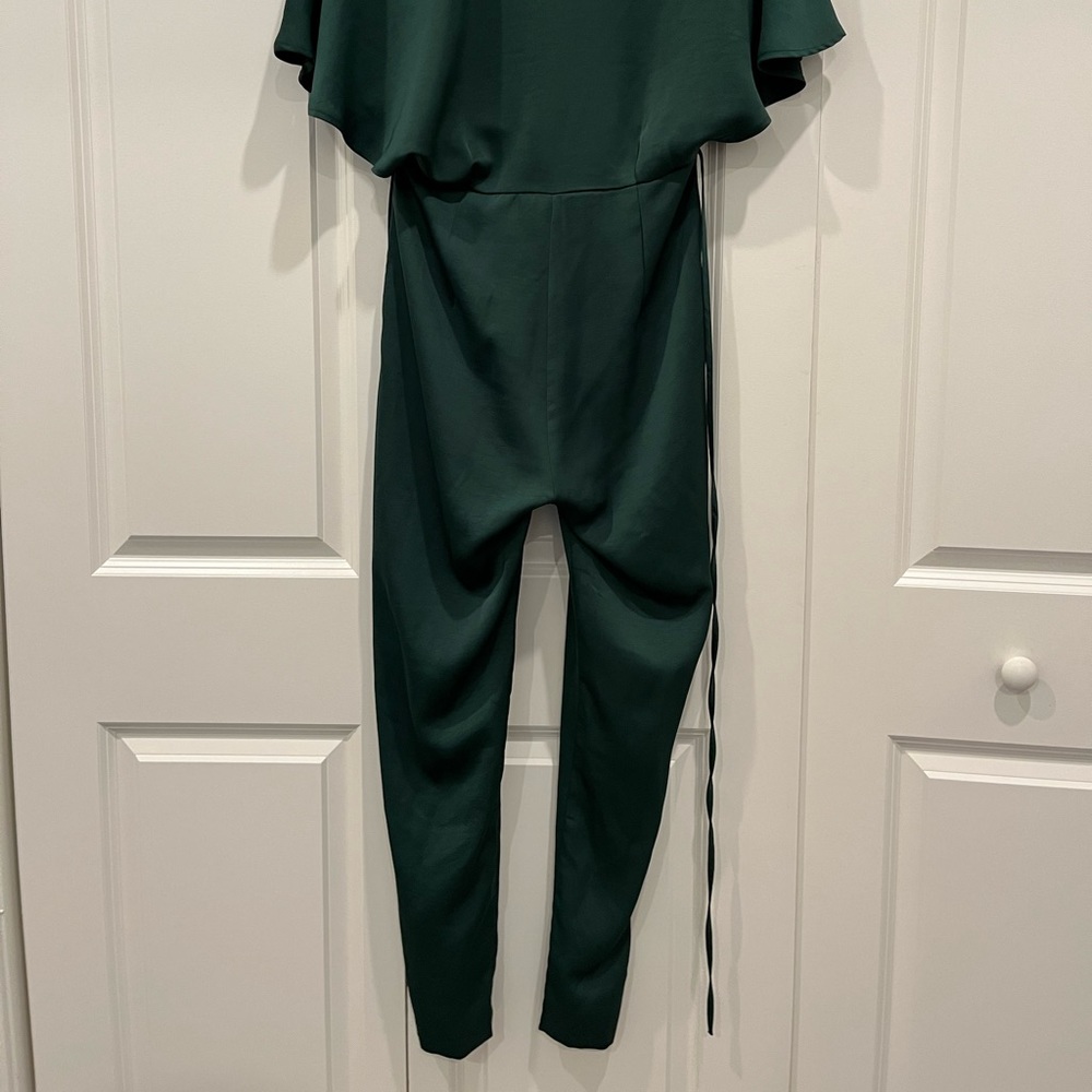 🛑SOLD🛑 Strut & Bolt Satin Wrap Jumpsuit - Picture 6 of 11